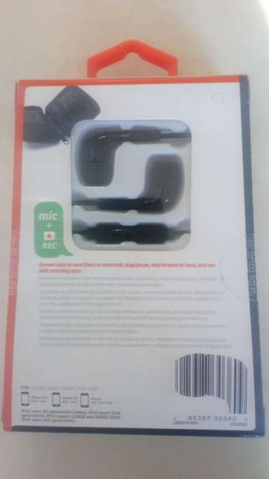 Griffin Tune Buds Mobile. Earbuds, headset, microphone, & control