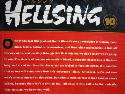 Manga : Hellsing Volume 10 - Kohta Hirano