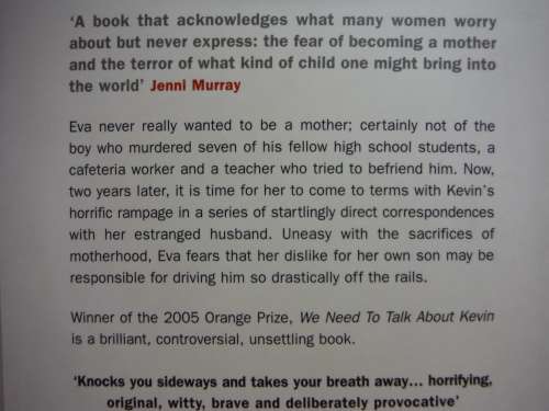 We Need to Talk About Kevin - Lionel Shriver