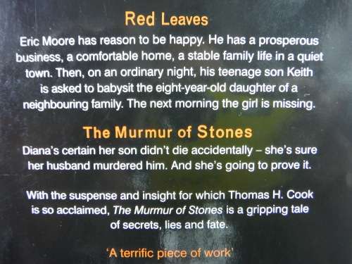 Thomas H. Cook Omnibus : Red Leaves and The Murmur of Stones - Paperback