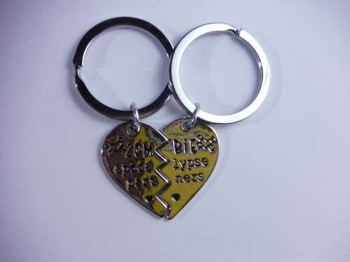 A Pair of Zombie Apocalypse Keyrings - Zombie Apocalypse Partners