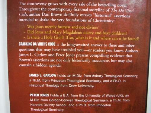 Cracking Da Vinci`s Code - Paperback - James L. Garlow