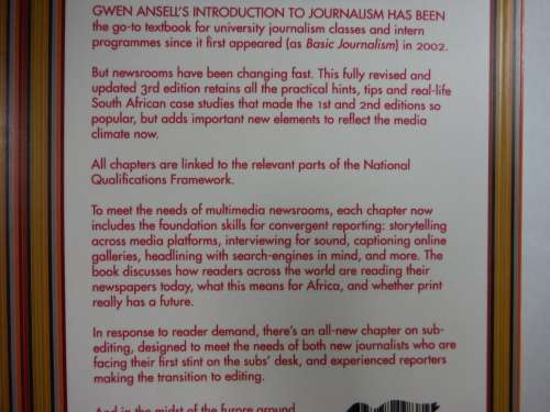 Introduction to Journalism  3rd Edition - Paperback - Gwen Ansell