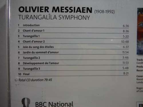 Messiaen - Turangalila Symphony - CD