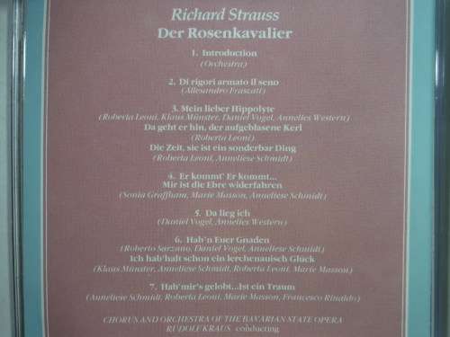 Richard Strauss - Der Rosenkavalier - CD