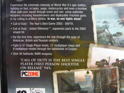 Call of Duty Deluxe Edition - PC CD-ROM