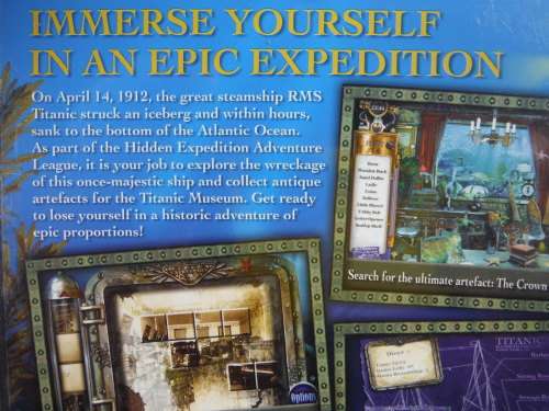 Hidden Expedition : Titanic - Hidden Object Game - PC CD-ROM