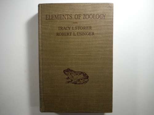 Elements of Zoology - Hardcover - Tracy I. Storer and Robert L. Usinger - 1955
