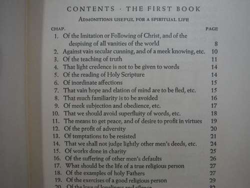 The Imitation of Christ : As Written by Thomas A.Kempis - Peter Pauper Press - 1947