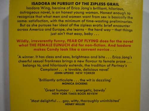 Fear of Flying - Paperback - Erica Jong - 1988