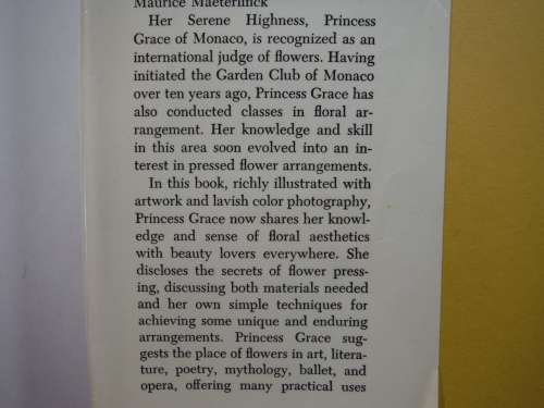 My Book of Flowers - Hardcover - Princess Grace of Monaco