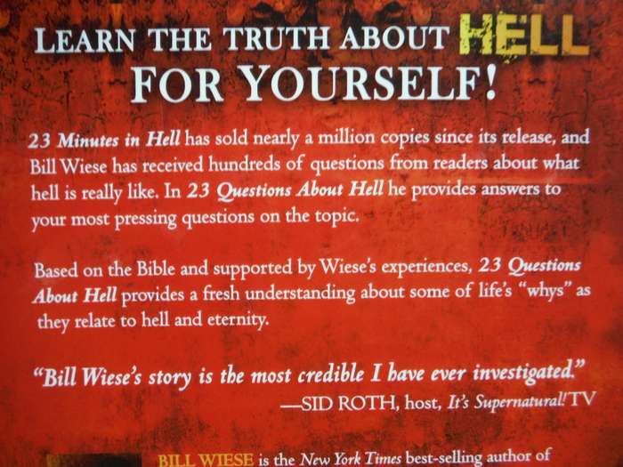 23 Questions About Hell - Paperback - Bill Wiese
