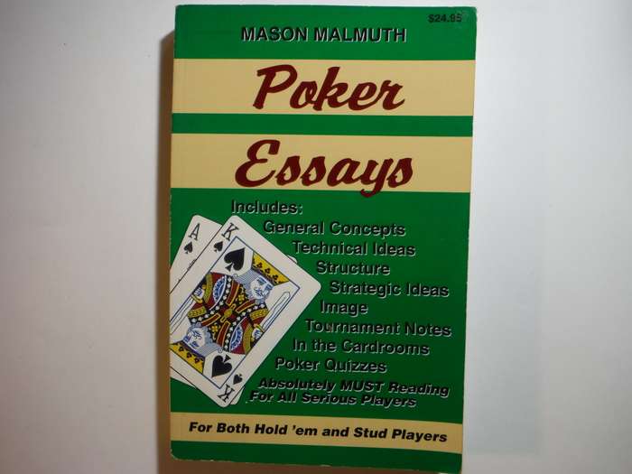 Poker Essays - Paperback - Mason Malmuth
