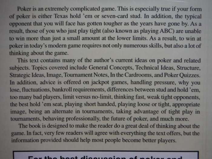 Poker Essays - Paperback - Mason Malmuth