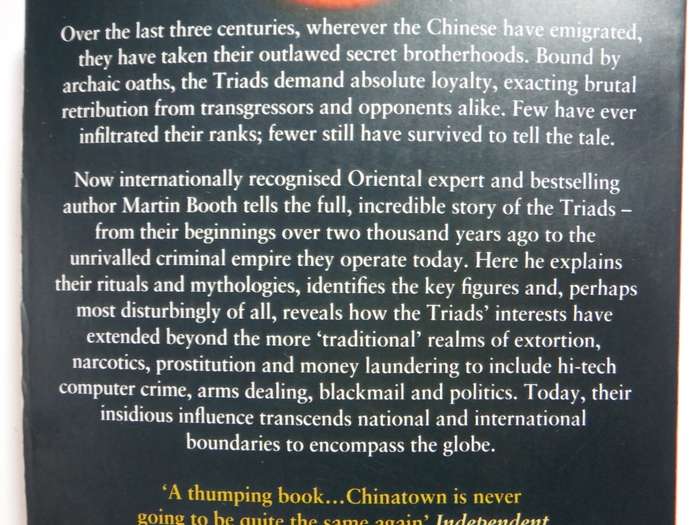 The Dragon Syndicates : The Global Phenomenon of the Triads - Paperback - Martin Booth