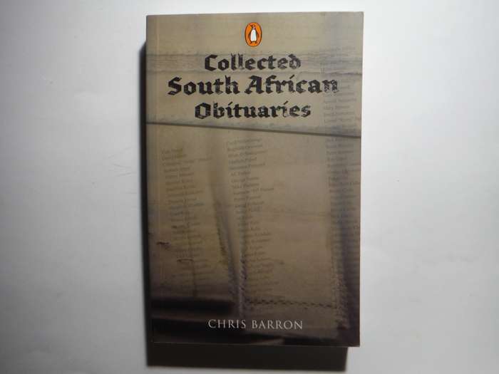 Collected South African Obituaries - Paperback - Chris Barron