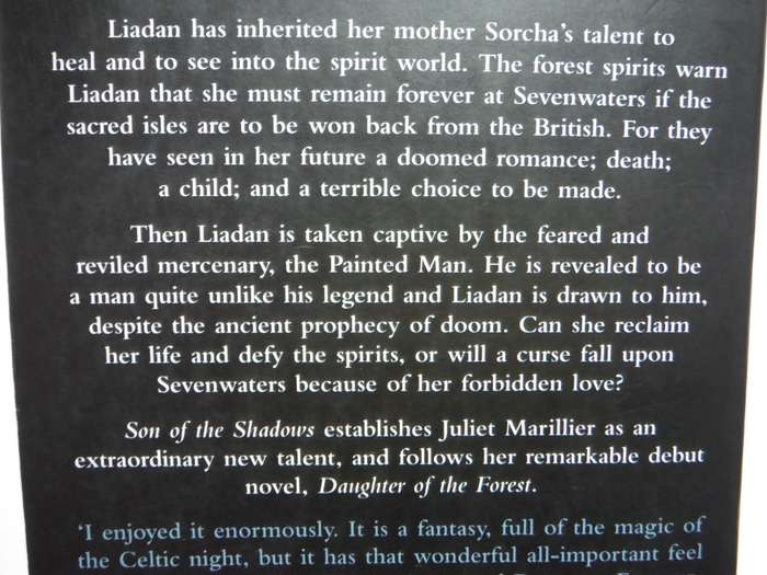 Son of the Shadows - Paperback - Juliet Marillier - Book 2 of the Sevenwaters Trilogy