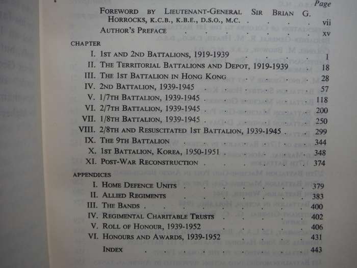 The Middlesex Regiment (Duke of Cambridge`s Own) 1919-1952 - Lieutenant-Commander P.K. Kemp