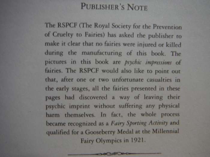 Lady Cottington`s Pressed Fairy Book - Hardcover