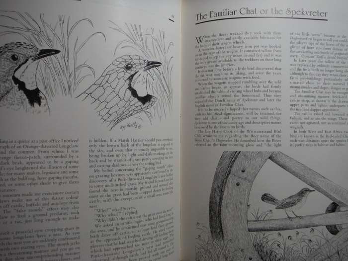Jeff Huntly`s African Wildlife Sketches - Hardcover - 1990 First Edition