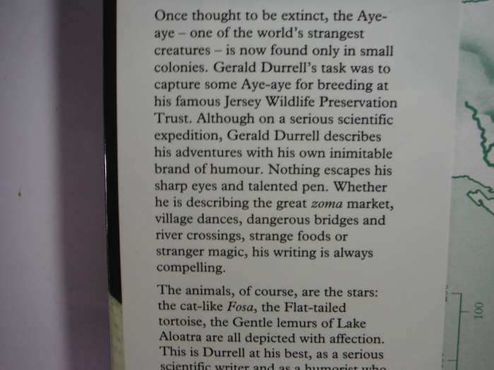 The Aye-Aye and I : A Rescue Expedition in Madagascar - Hardcover - Gerald Durrell - 1992