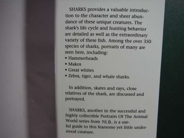 Sharks : A Portrait of the Animal World - Hardcover - Andrew Cleave