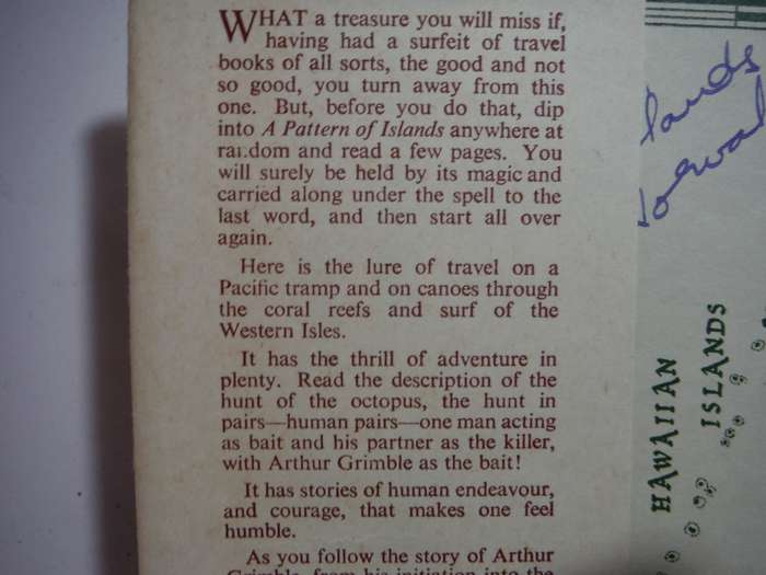 A Pattern of Islands - Hardcover - Arthur Grimble - 1954