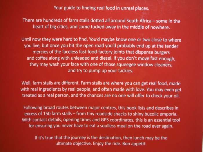Farm Stall to Farm Stall : A Food Lover`s Guide to Farm Stalls and Markets in South Africa