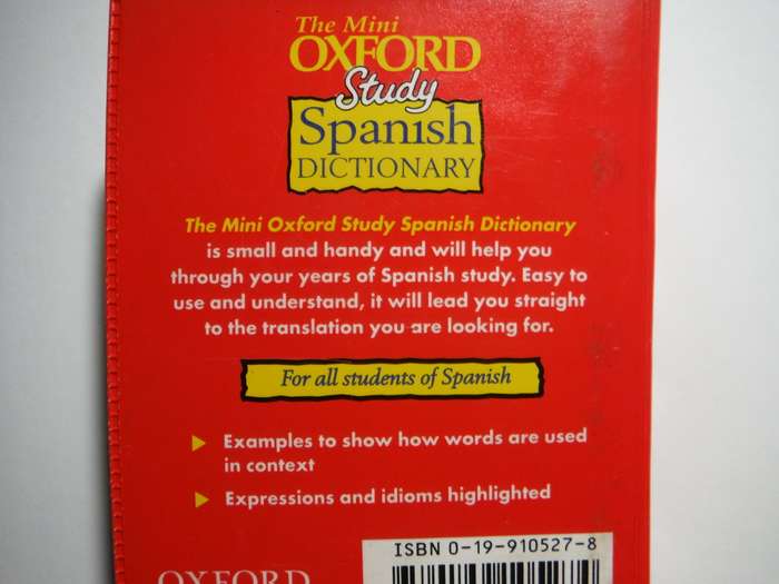The Mini Oxford Study Spanish Dictionary