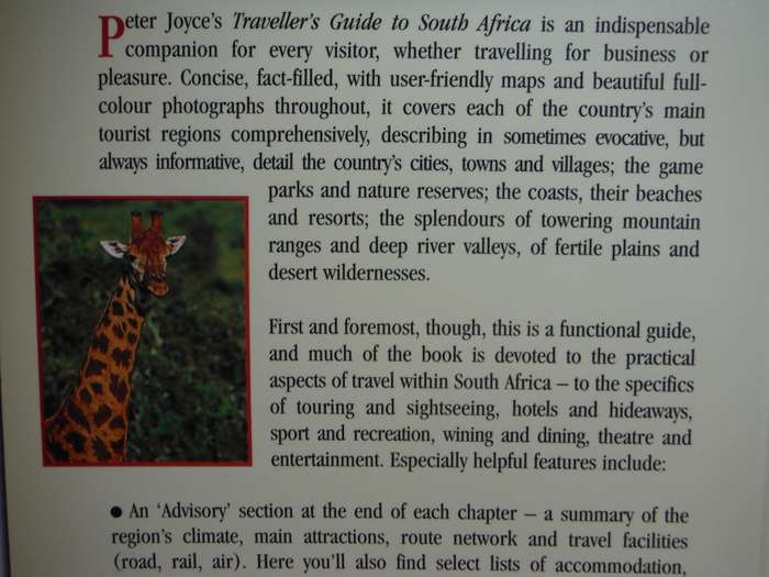 Traveller`s Guide to South Africa - Paperback - Peter Joyce - 1996