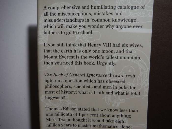 The Book of General Ignorance - Hardcover - John Lloyd