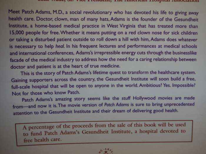Gesundheit! - Paperback - Patch Adams M.D