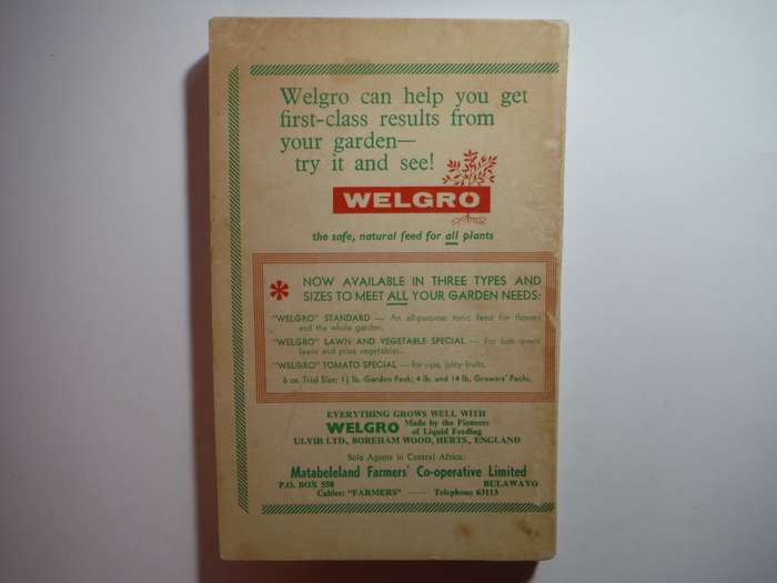Tom Mason`s Gardening in Central Africa - Paperback - Vintage 1966