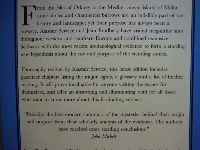 The Standing Stones of Europe : A Guide to the Great Megalithic Monuments - Paperback - Alastair S.