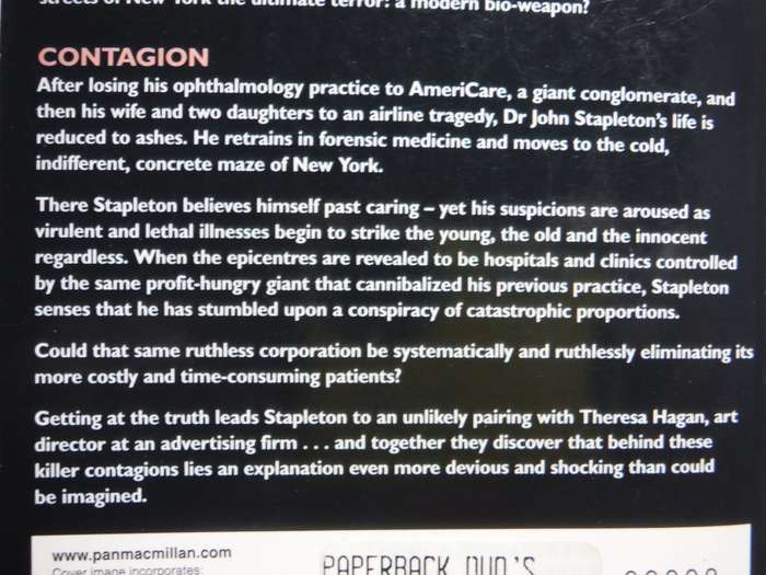Robin Cook Omnibus : Vector and Contagion - Paperback