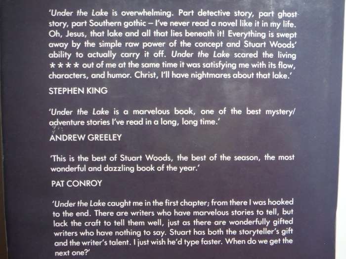 Under the Lake - Hardcover - Stuart Woods