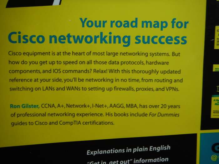 Cisco Networking for Dummies - Softcover - Ron Gilster