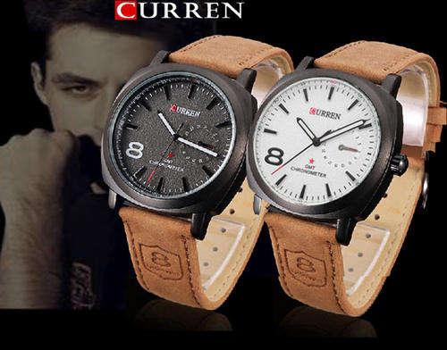 **** New  EXQUISITE CURREN POPULAR QUARTZ ANALOG LEATHER CHIC WRIST WATCH VOGUE
