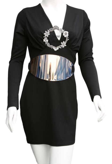 LADIES--***THE WOW!!! FACTOR~  METAL PLATE TRENDY DECORATION HIP  WAIST  BELT