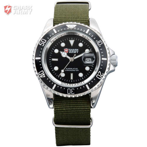 * SHARK ARMY-Luxury Men Date  Quartz Military Sport Wrist Watch** From: United St
