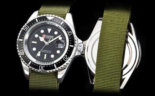 * SHARK ARMY-Luxury Men Date  Quartz Military Sport Wrist Watch** From: United St