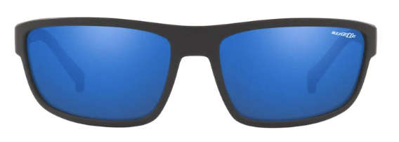 ARNETTE 0AN4259 MATTE BLACK/MIRROR BLUE MENS SUNGLASSES
