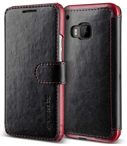 SAMSUNG GALAXY NOTE 5 PREMIUM VINTAGE WALLET FLIP CASE BLACK | VERUS | INSTOCK