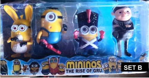 4pc Figurines sets - Minions