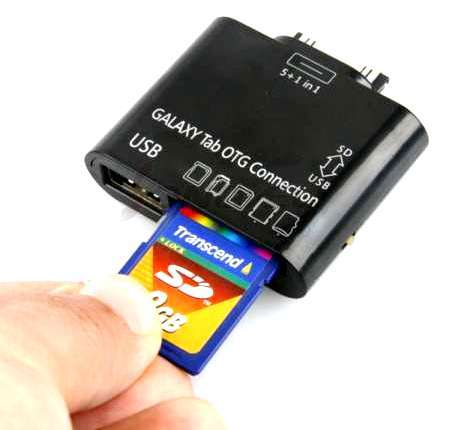 Samsung OTG USB + Card reader Adapter