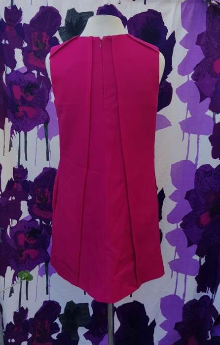 Massimo Dutti Hot Pink Pure Wool Dress Size 28