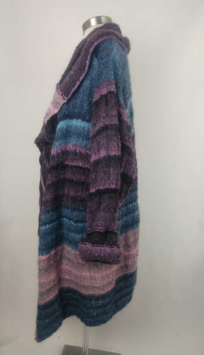 Purple and Blues Handknit - Size XL -XXXL