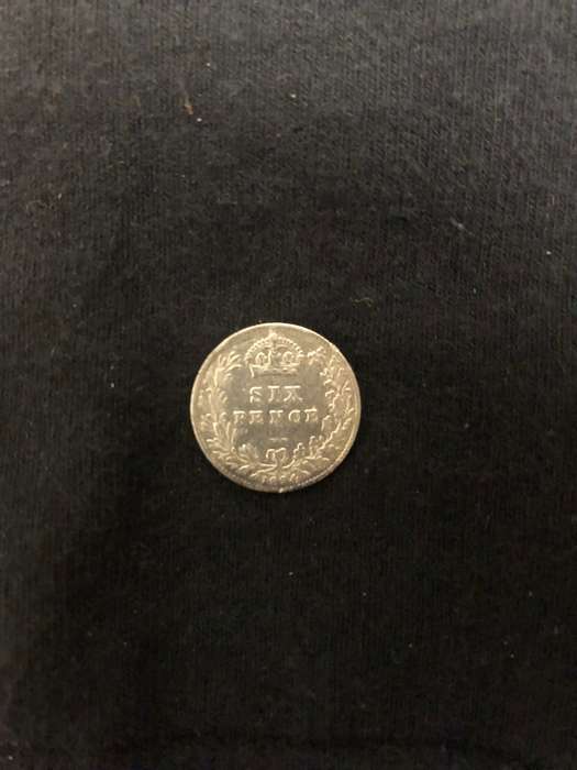 ANTIQUE 1894 GREAT BRITAIN SILVER SIXPENCE