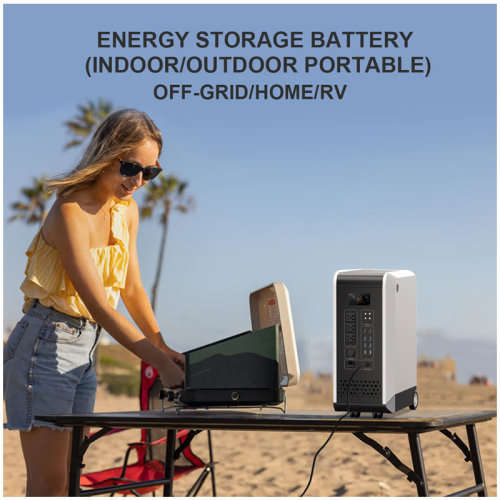 1000W Portable Power Station 25.6V Solar Energy Storage System FSPPS-1000
