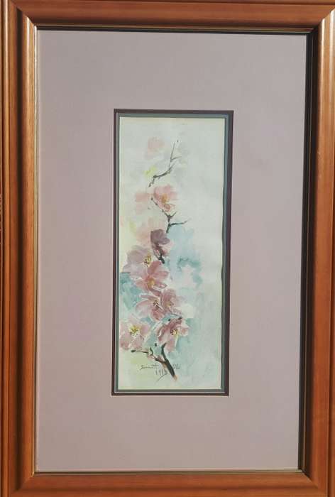 Sonnette Olls watercolour painting
